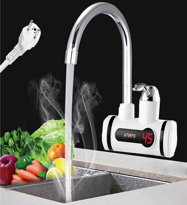 Digital Instant Hot Water Tap For Wall
