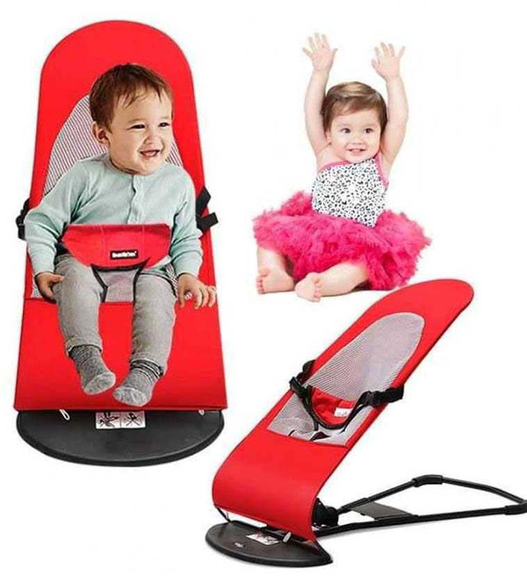 Baby Bouncer Balance Soft-Maroon